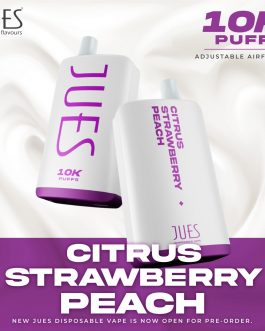 JUES 10K Disposable Vape – Citrus Strawberry Peach