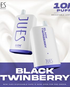 JUES 10K Disposable Vape – Black Twinberry