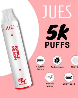 JUES 5K Disposable –  APPLE PEACH