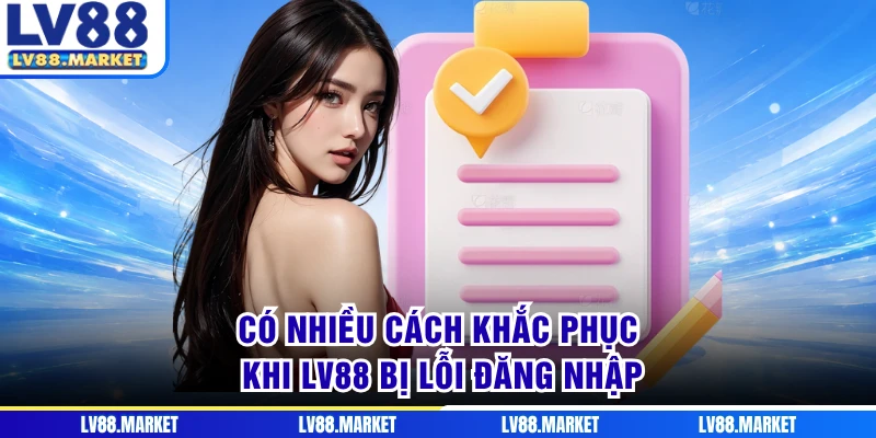 Có nhiều cách khắc phục khi LV88 bị lỗi đăng nhập