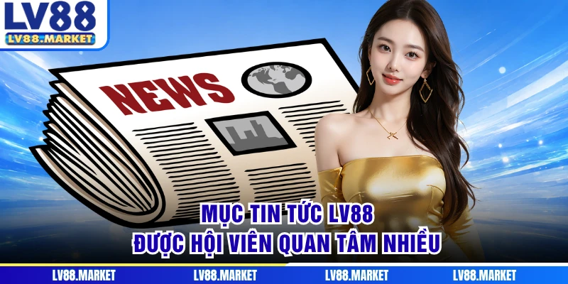 Mục tin tức LV88 được hội viên quan tâm nhiều