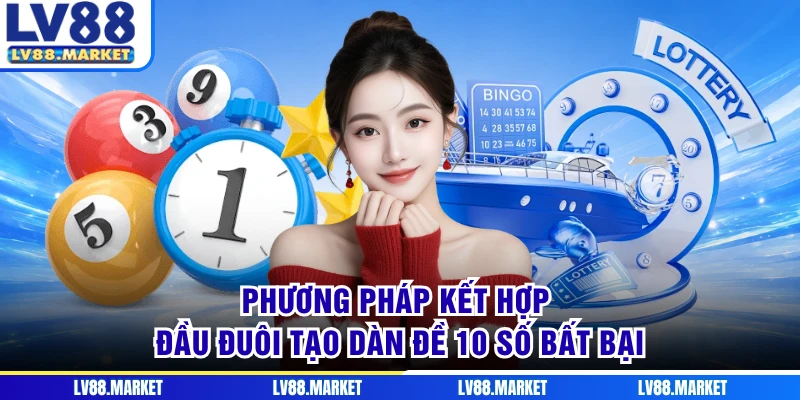 Phương pháp kết hợp đầu đuôi tạo dàn đề 10 số bất bại