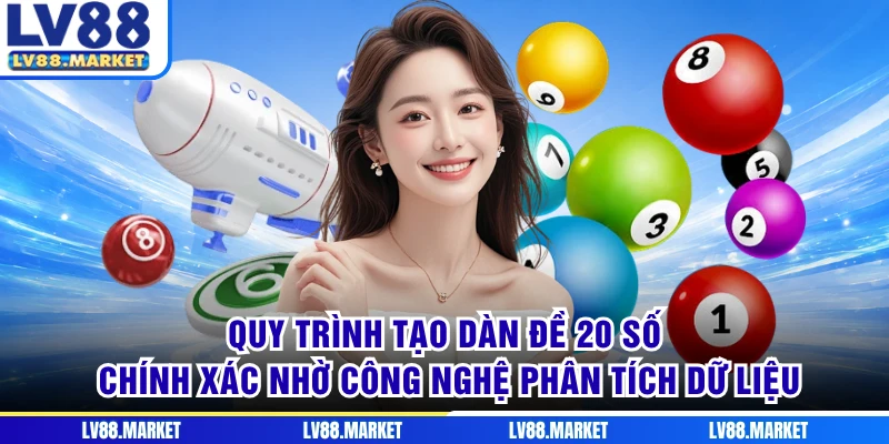Quy trình tạo dàn đề 20 số chính xác nhờ công nghệ phân tích dữ liệu